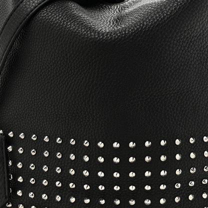 Burberry Calfskin Studded Medium Susanna Hobo Black 7 of 9