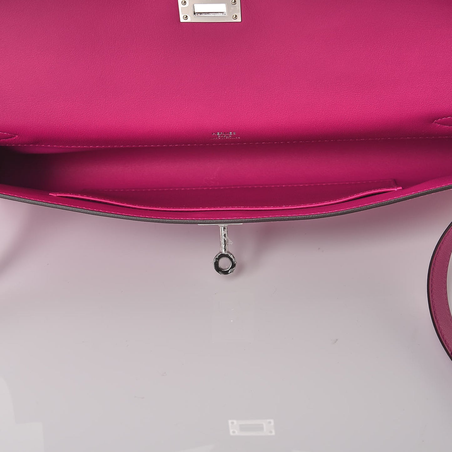 Swift Kelly Cut Clutch Pochette Rose Pourpre