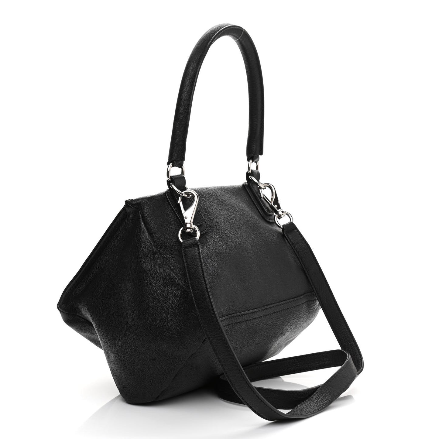 Sugar Goatskin Small Pandora Black