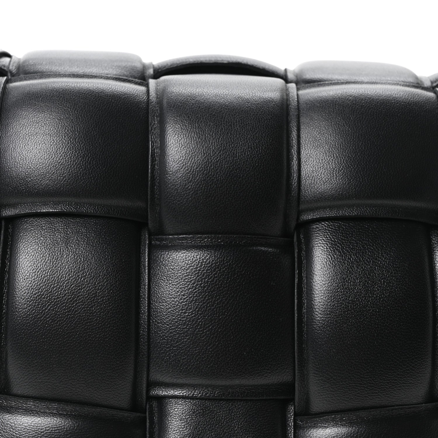 Bottega Veneta Nappa Maxi Intreccio Padded Cassette Crossbody Bag Black 7 of 9