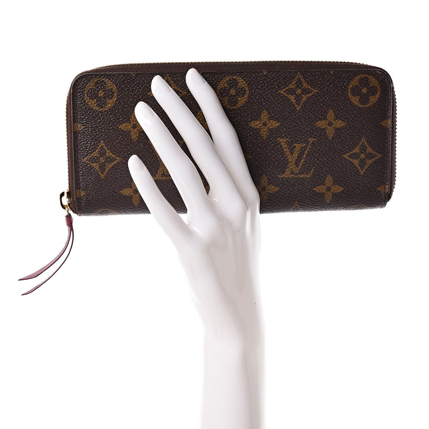 Monogram Clemence Wallet Fuchsia