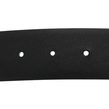 Valentino Garavani Glossy Calfskin VLogo Reversible 40mm Belt 85 34 Smokey Beige Black 5 of 6