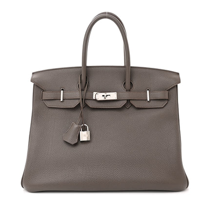Hermes Togo Birkin 35 Etain 1 of 19