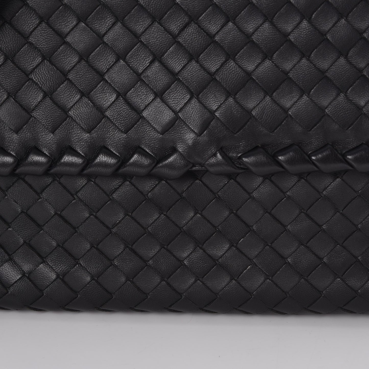 Nappa Intrecciato Small Olimpia Shoulder Bag Black