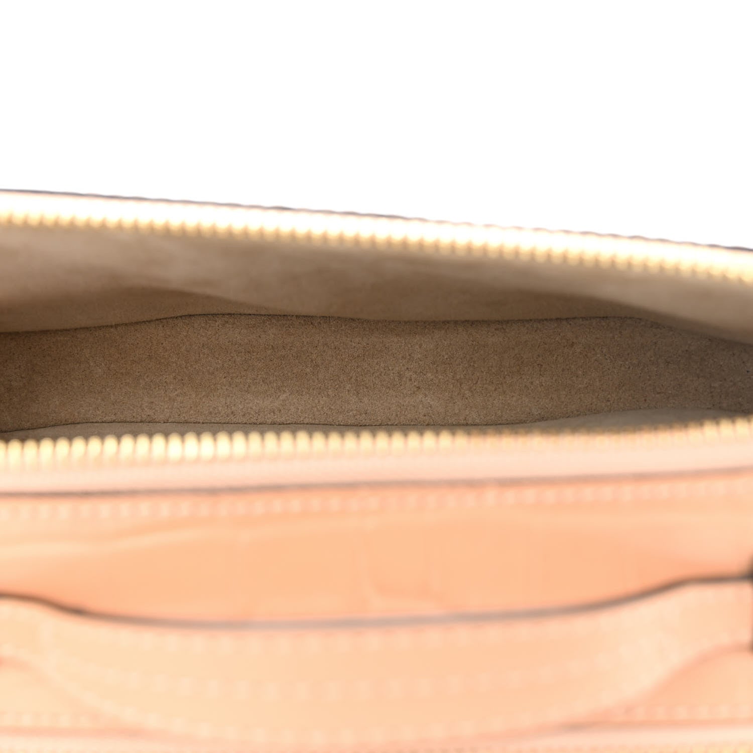 Chloe Calfskin Crocodile Embossed Mini C Vanity Bag Nut 6 of 12