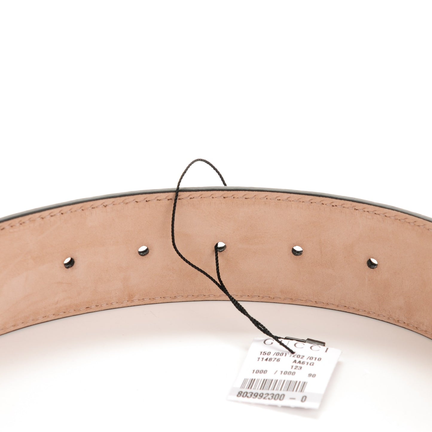 Guccissima Interlocking G Belt 90 36 Black