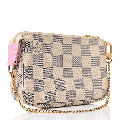 Louis Vuitton Damier Azur 2016 Christmas Animation Mini Pochette Accessories 3 of 9