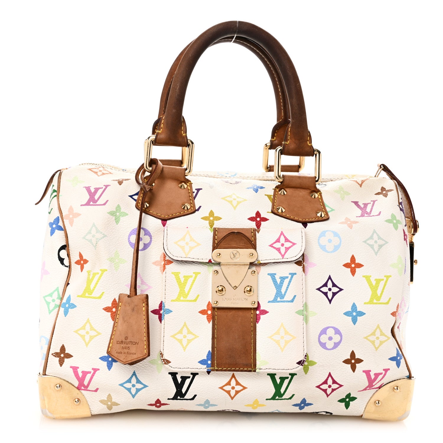Louis Vuitton Monogram Multicolor Speedy 30 White 1 of 13