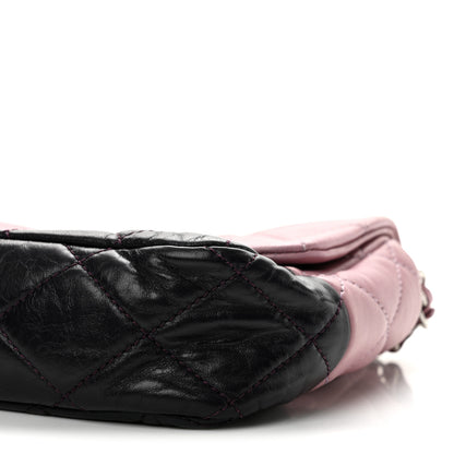 Chanel Lambskin Quilted Bi-Color Medium Single Flap Light Purple 10 of 12