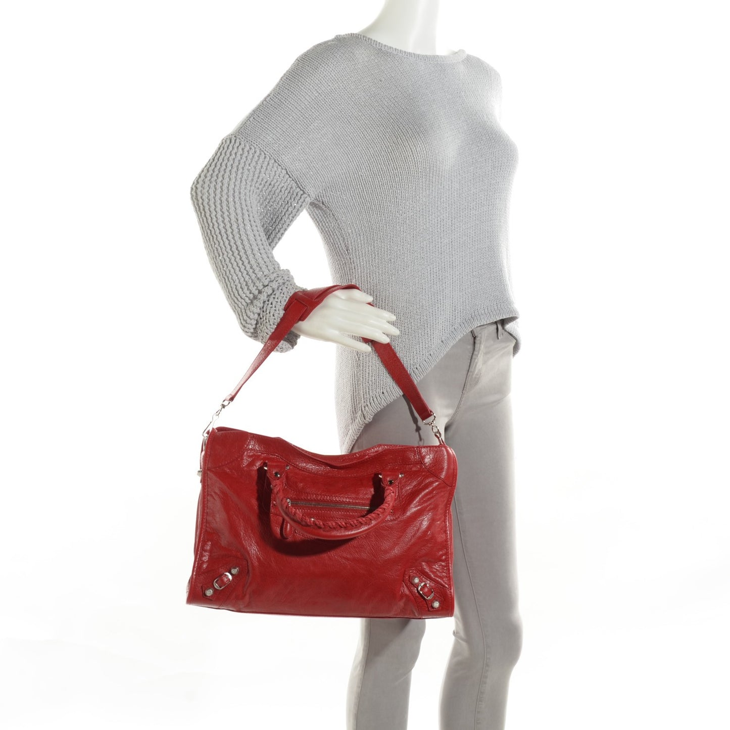 Agneau Giant 12 Silver Hardware City Rouge Lipstick