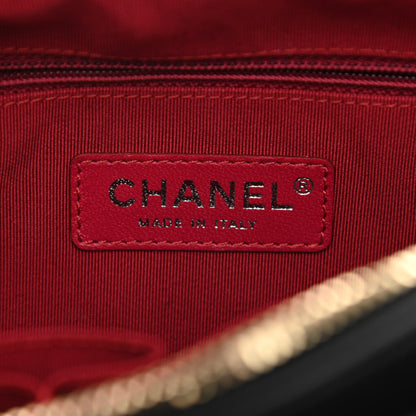 Chanel Aged Calfskin Quilted Medium Gabrielle Hobo Black 5 of 9
