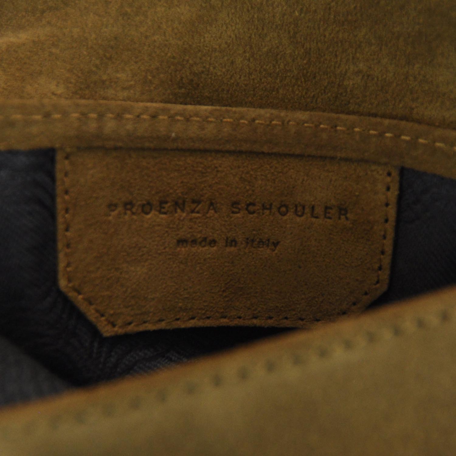 Proenza Schouler Suede PS1 Wallet Tobacco 5 of 5