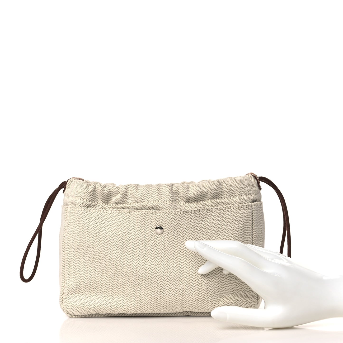 Canvas Barenia Fourbi 20 PM Pouch Naturel Fauve