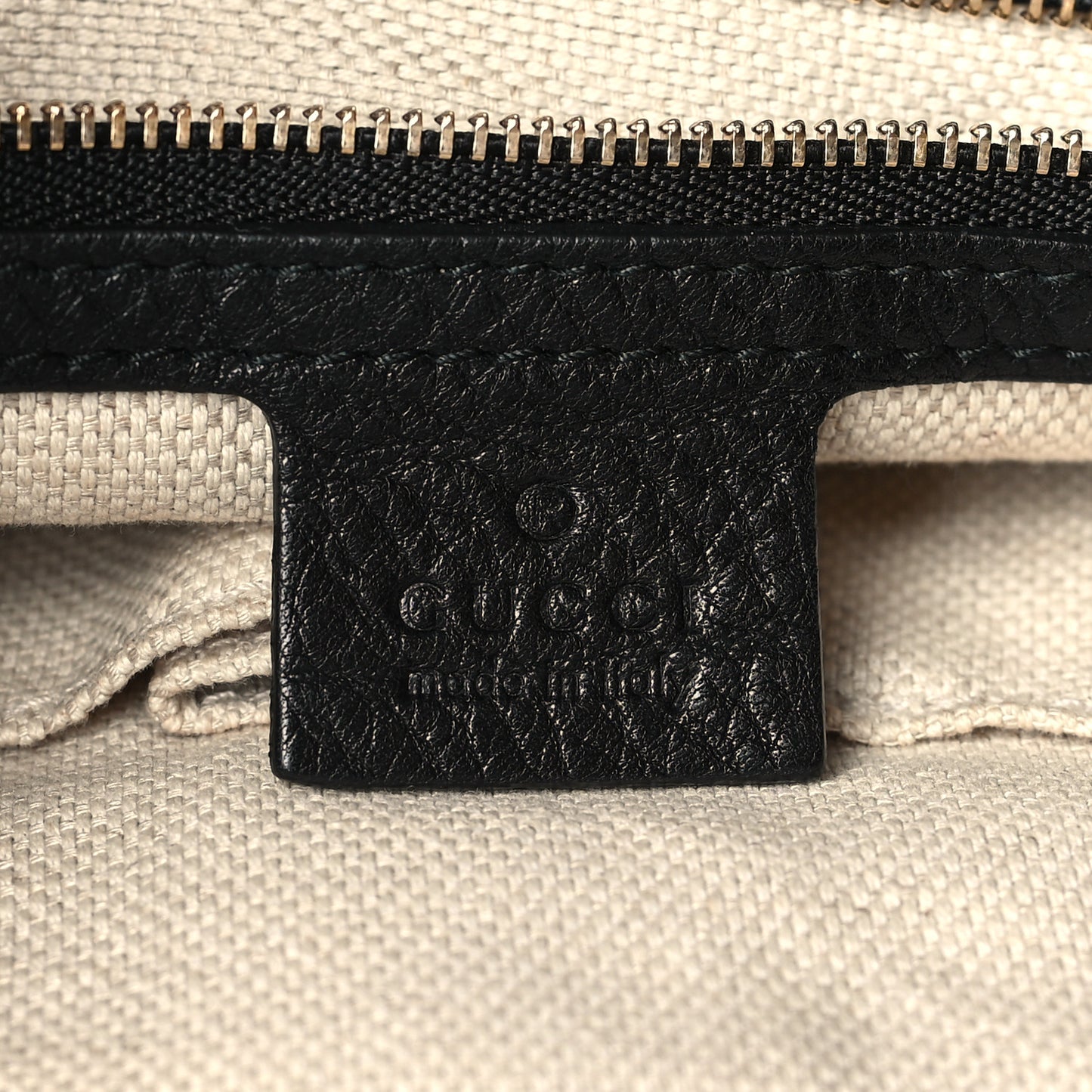 Pebbled Calfskin Medium Soho Chain Shoulder Bag Black