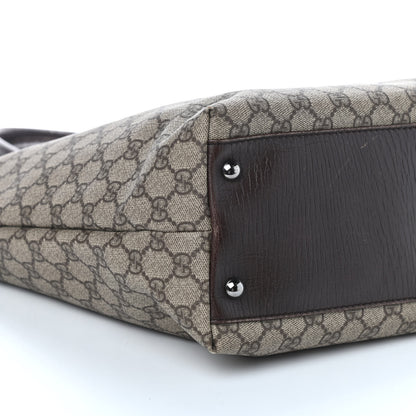 Gucci GG Plus Monogram Small Vertical Tote Dark Brown 7 of 8