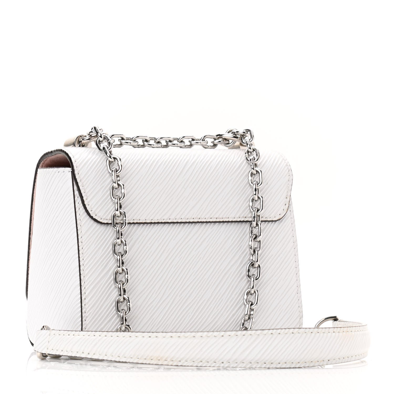 Louis Vuitton Epi Twist Shoulder Bag PM White 3 of 9