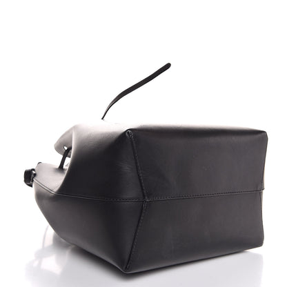 Mansur Gavriel Vegetable Tanned Calfskin Bucket Bag Black Flamma 5 of 10