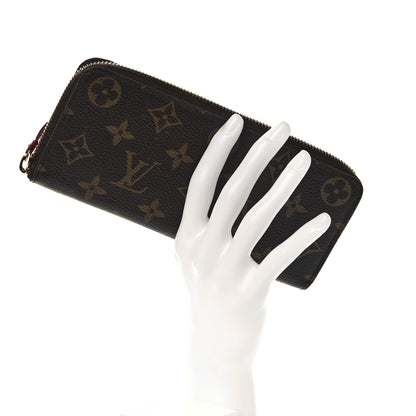 Louis Vuitton Monogram Clemence Wallet Fuchsia 2 of 10