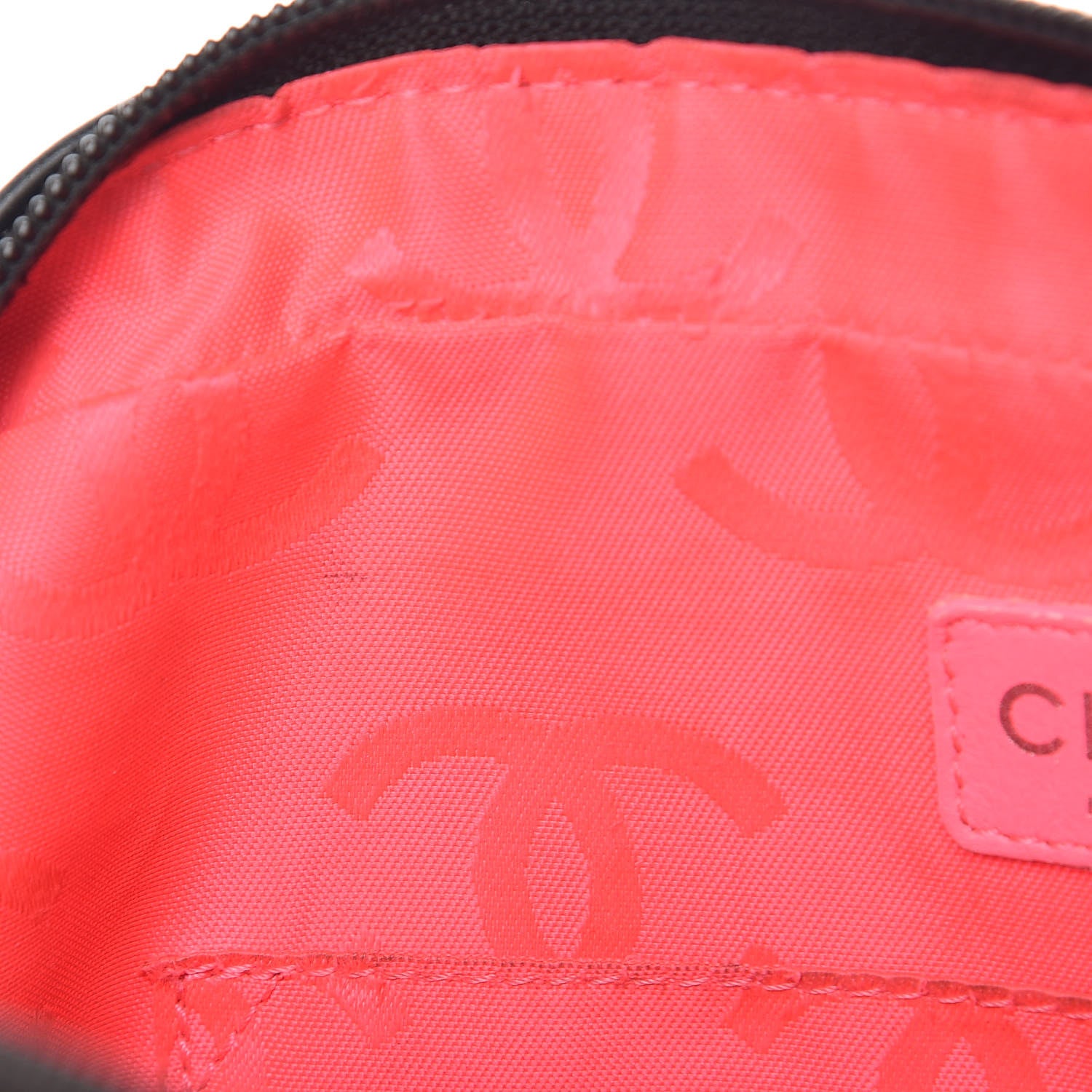 Chanel Calfskin Quilted Cambon Camera Case Black White 9 of 15