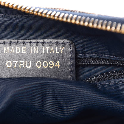 Christian Dior Monogram Double Saddle Bag Blue 7 of 10