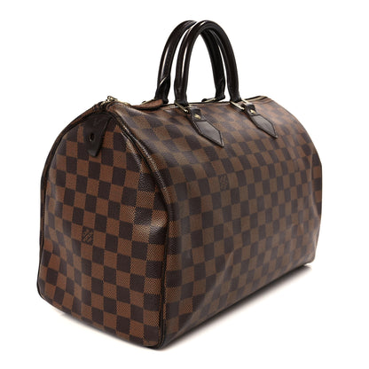 Louis Vuitton Damier Ebene Speedy 35 3 of 12