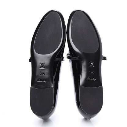 Louis Vuitton Patent Uniformes Ballet Flats 38.5 Black 6 of 10