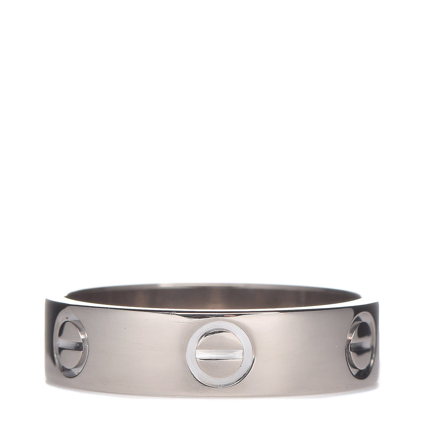 18K White Gold 5.5mm LOVE Ring 58 8.5