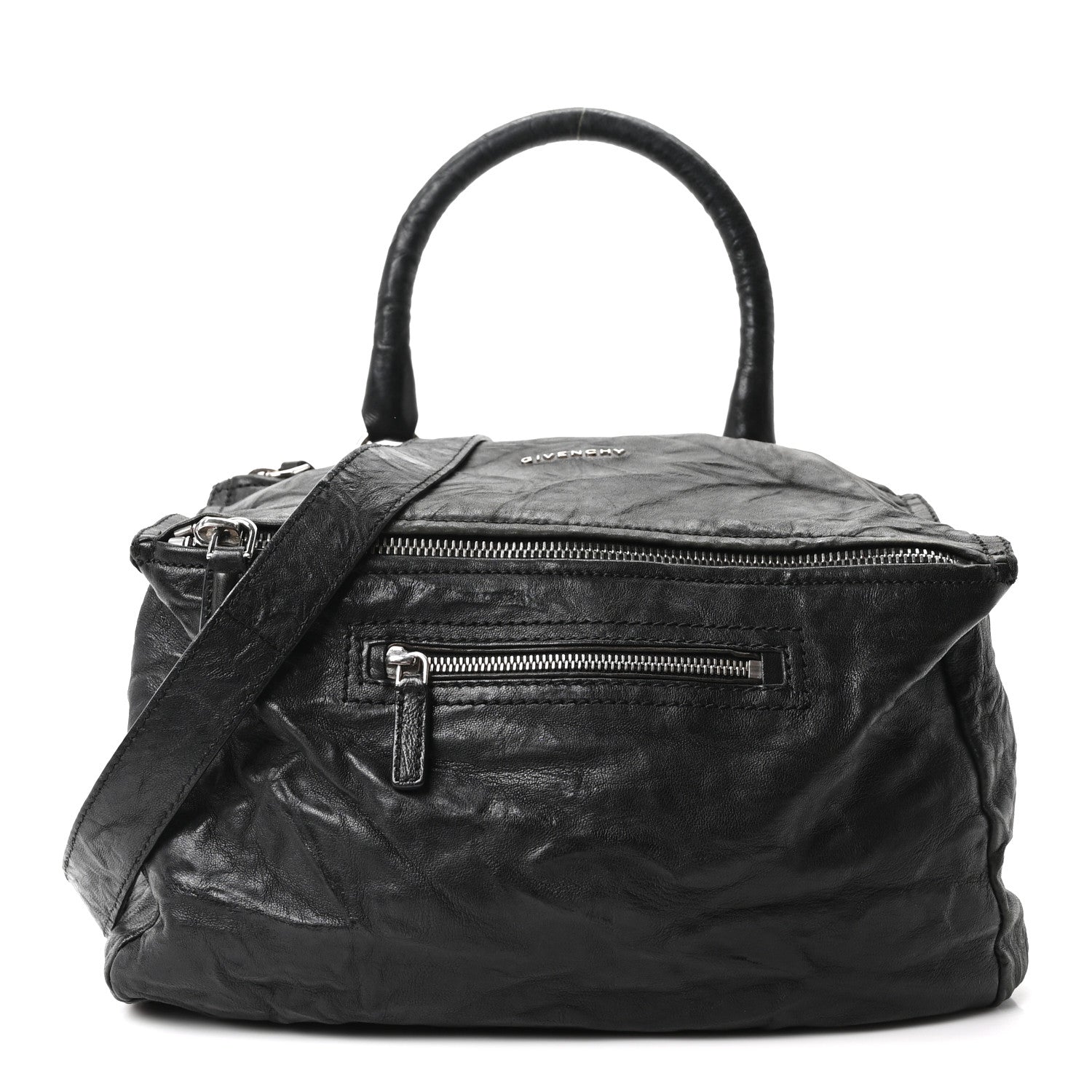 Givenchy Tumbled Sheepskin Medium Pandora Black 1 of 10