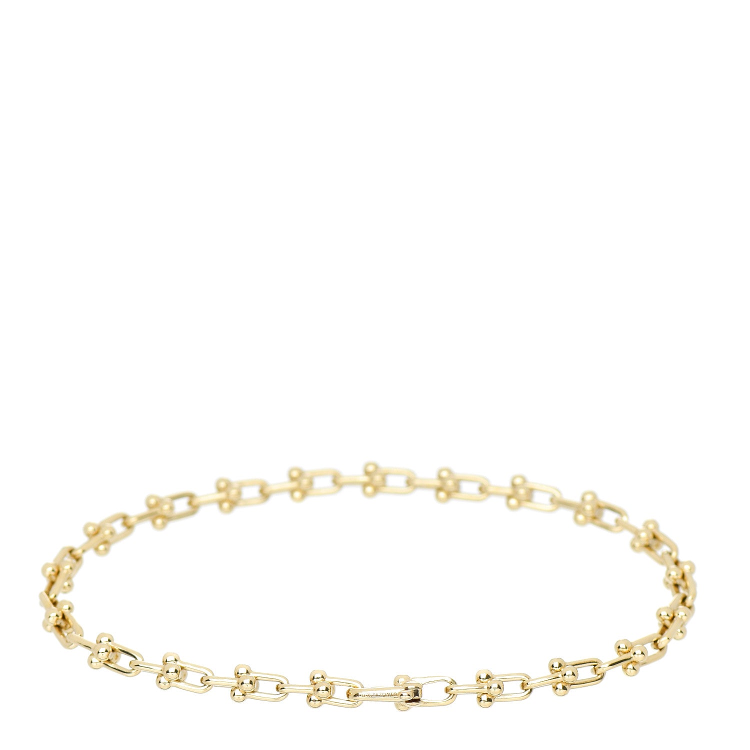 Tiffany 18K Yellow Gold Micro HardWear Link Bracelet 2 of 4
