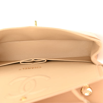 Chanel Caviar Quilted Medium Double Flap Beige 5 of 12