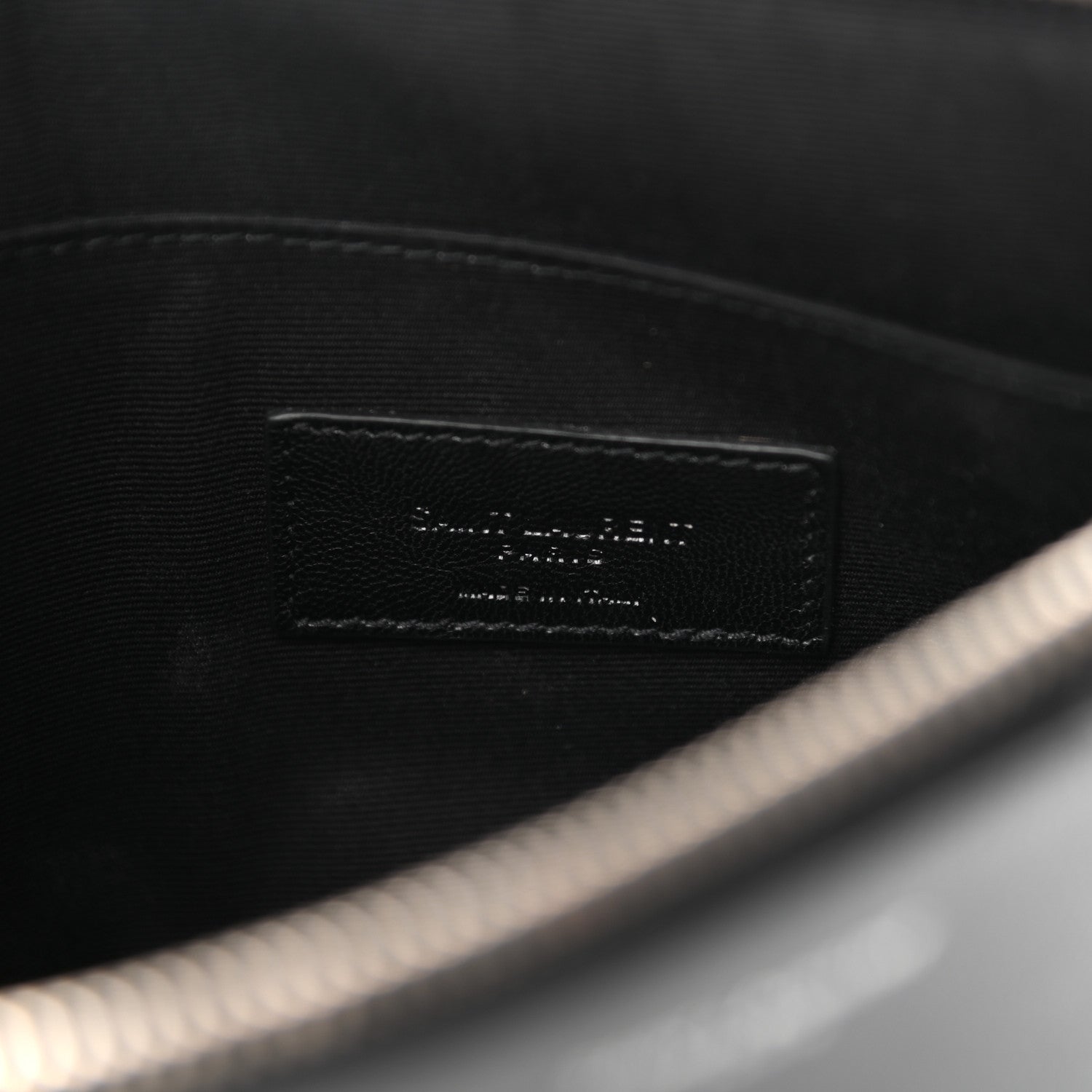 Saint Laurent Grain de Poudre Mini Tablet Holder Black 6 of 9