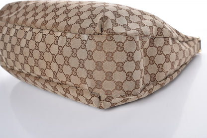 Gucci Monogram Large New Ladies Web Hobo Dark Brown 16 of 16