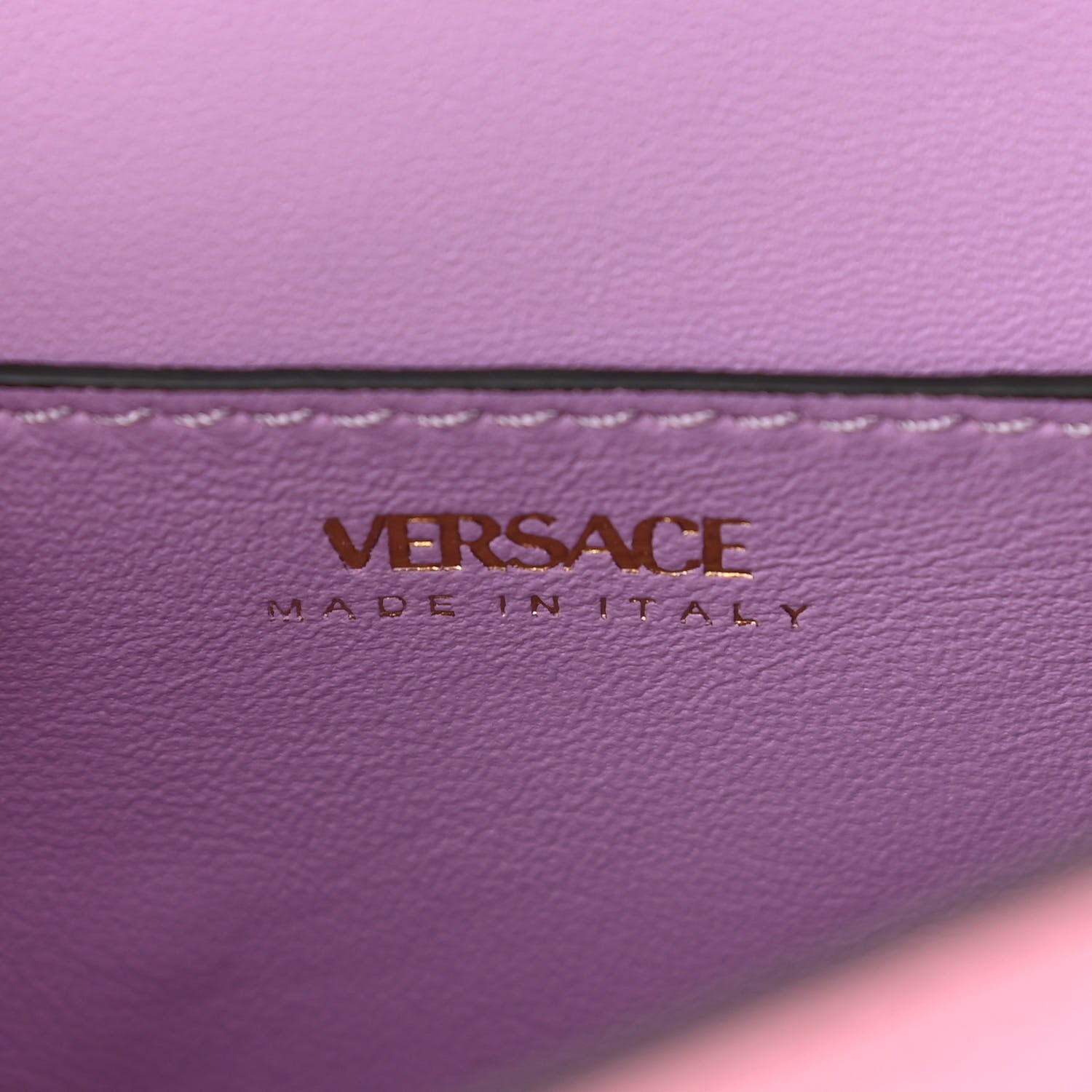 Versace Grained Calfskin Medusa Small Top Handle Handbag Pink 8 of 9