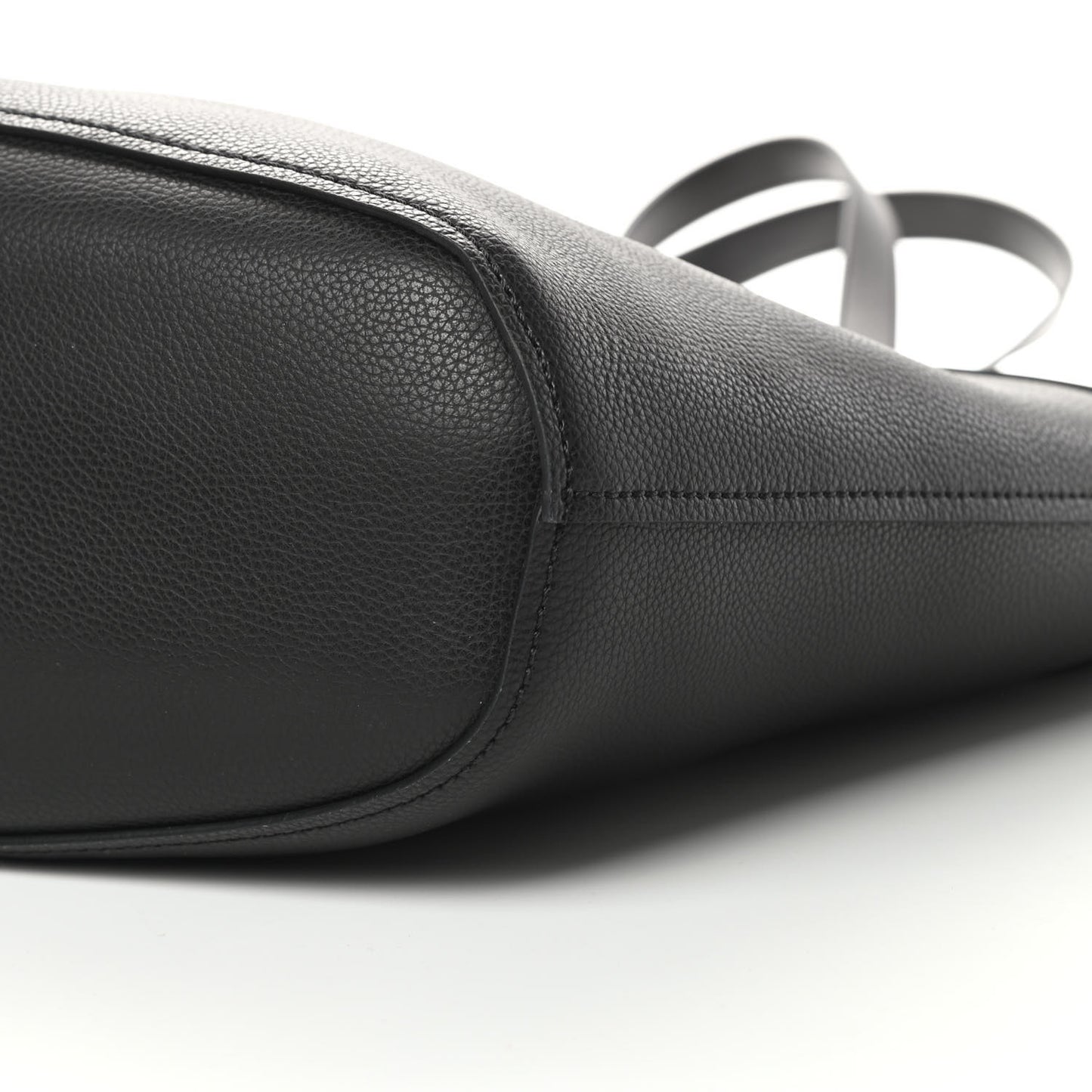 Smooth Grained Calfskin Medium Aby Tote Black