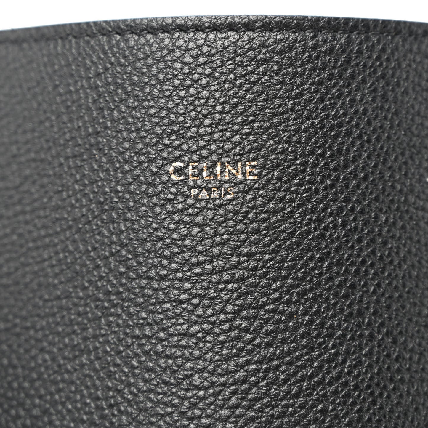 Soft Grained Calfskin Small Belt Cabas Phantom Black