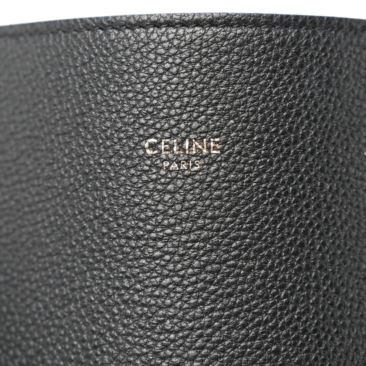 Celine Soft Grained Calfskin Small Belt Cabas Phantom Black 6 of 10