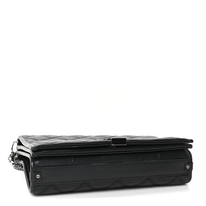 Saint Laurent Lambskin Quilted Mini Becky Chain Bag Black 4 of 10