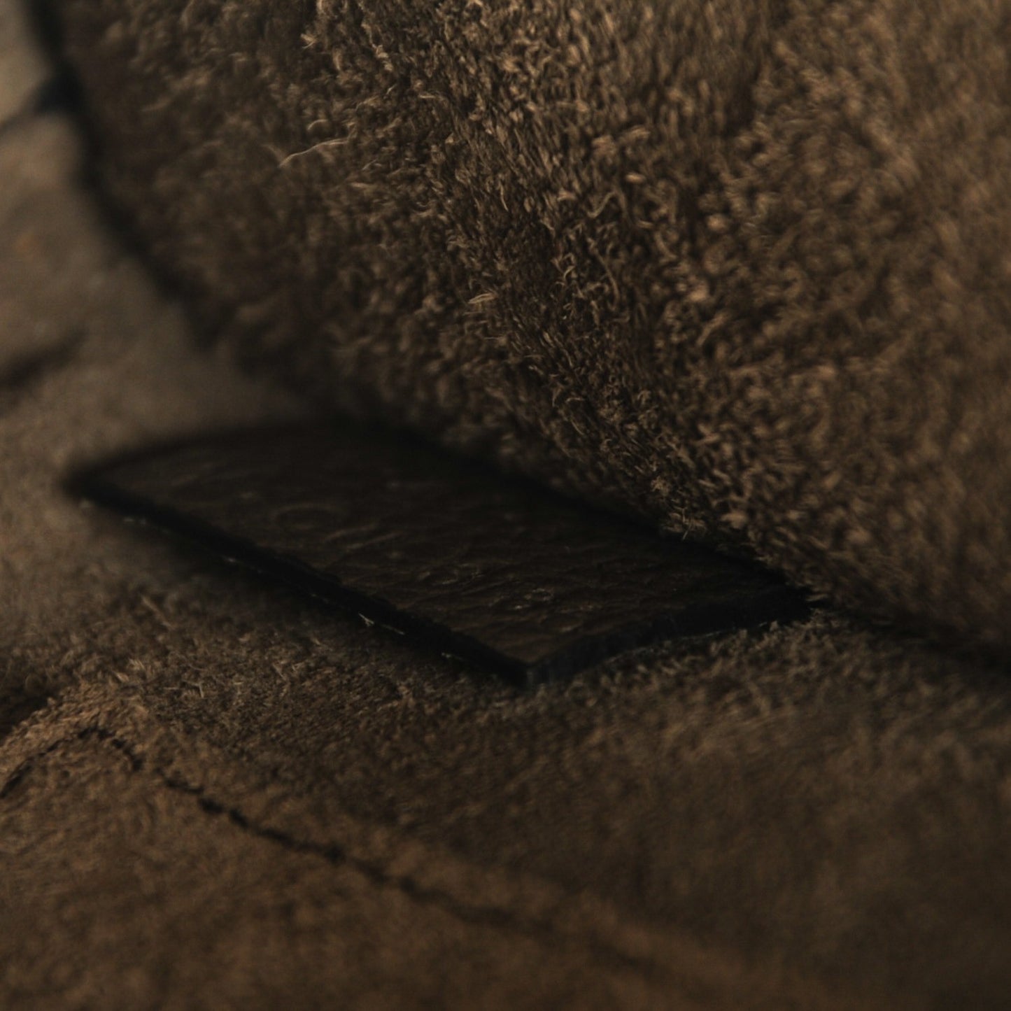 Drummed Calfskin Nano Luggage Souris
