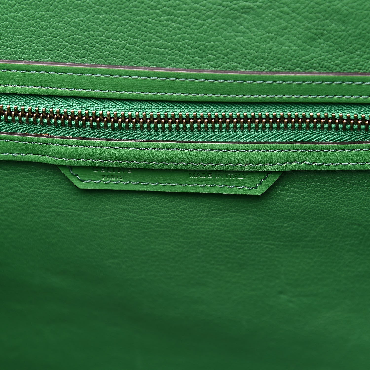 Celine Palmelato Mini Luggage Grass Green 6 of 18