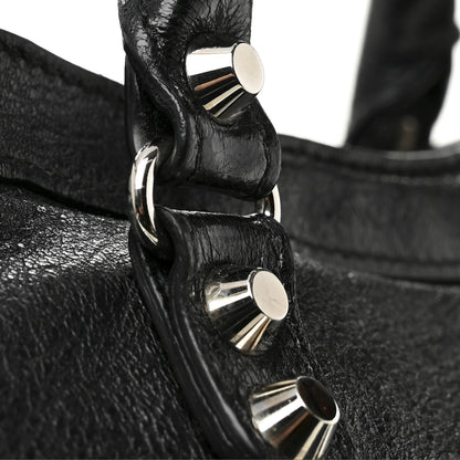 Balenciaga Agneau Classic Silver Hardware S City Black 13 of 13