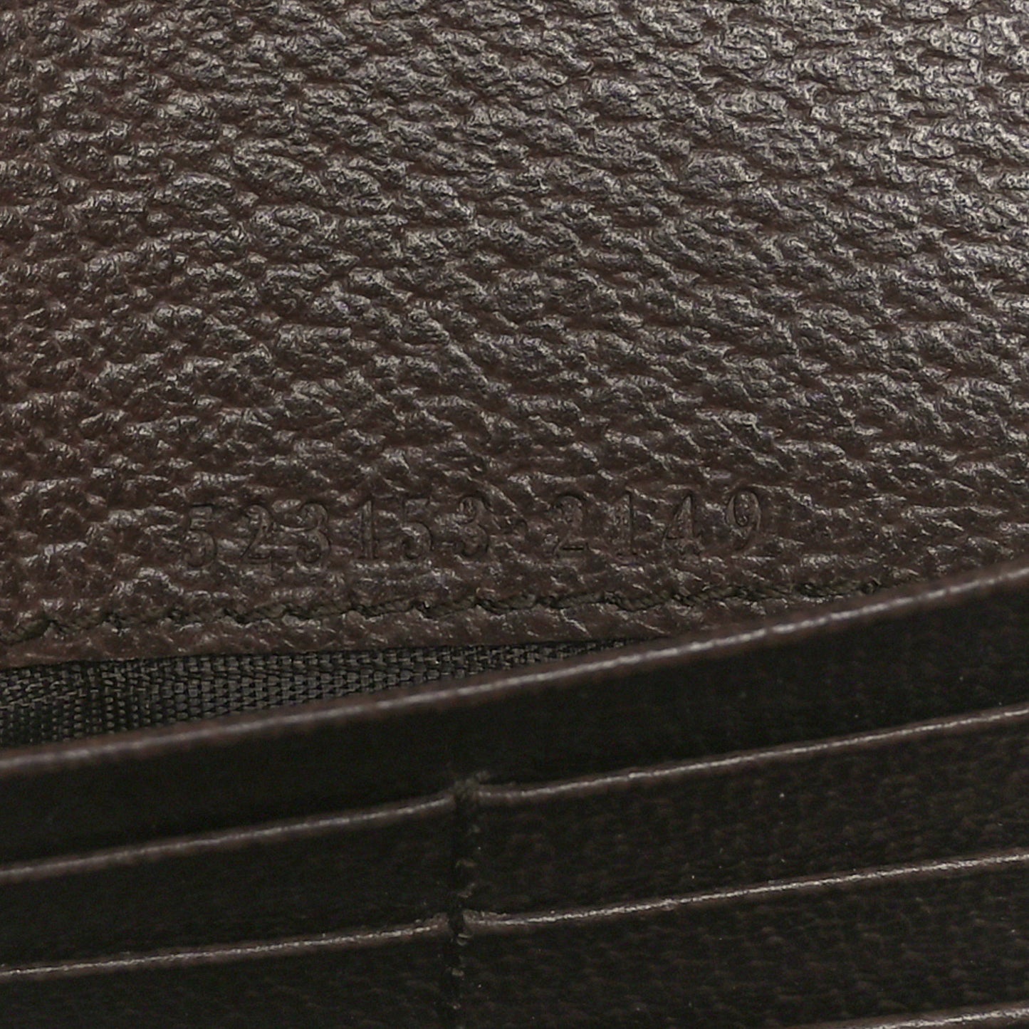 GG Supreme Monogram Web Ophidia Continental Wallet Brown