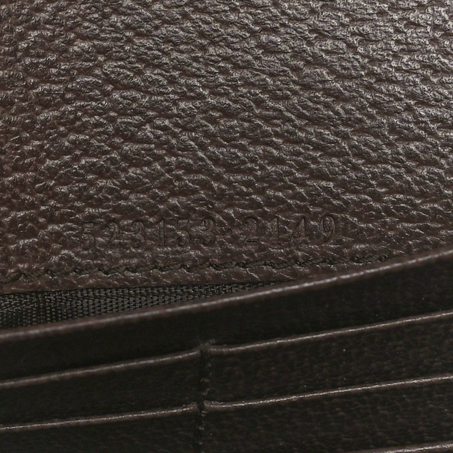 Gucci GG Supreme Monogram Web Ophidia Continental Wallet Brown 6 of 10