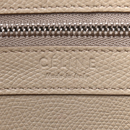 Celine Grained Calfskin Small Vertical Bi-Cabas Fluo Orange Taupe 5 of 8