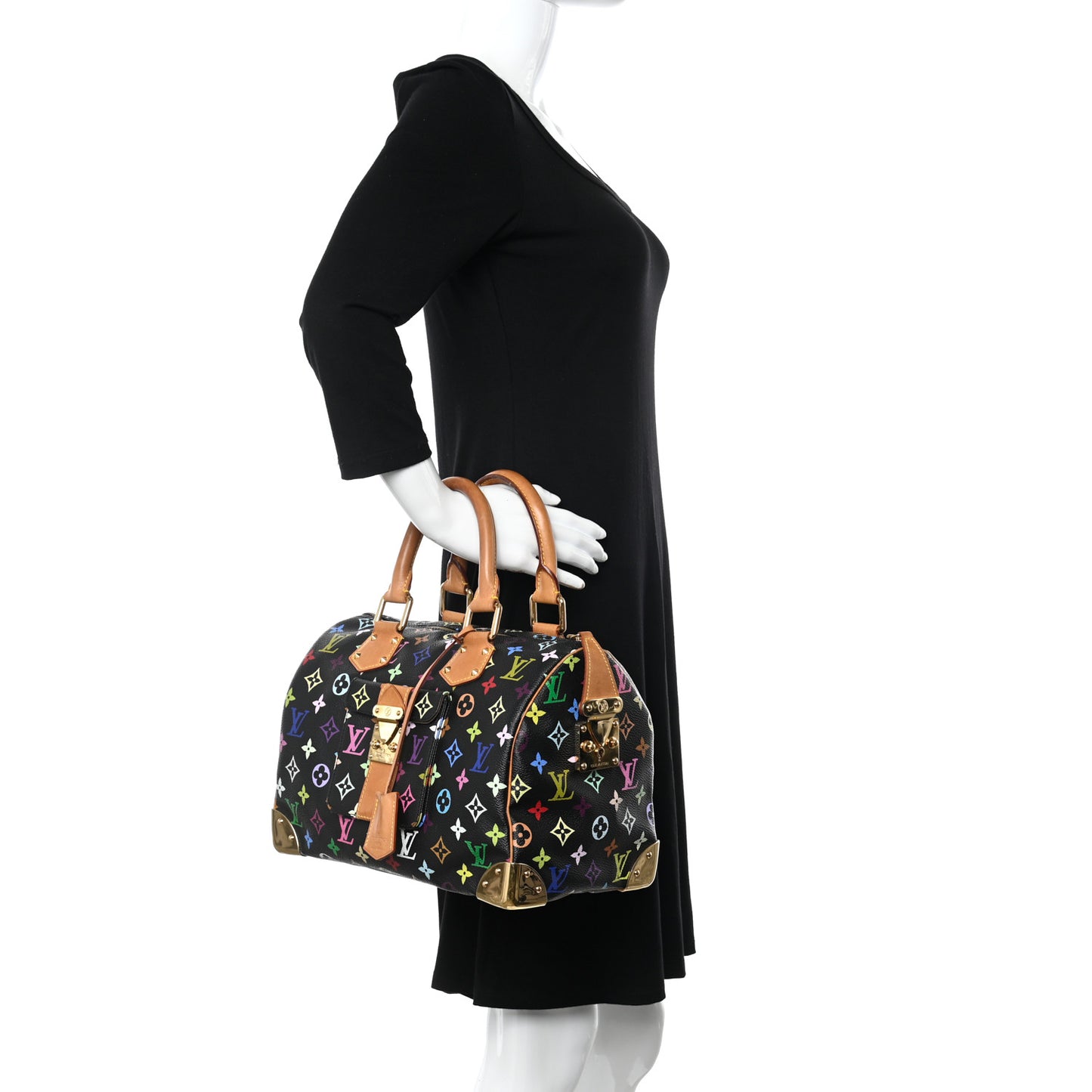 Monogram Multicolor Speedy 30 Black