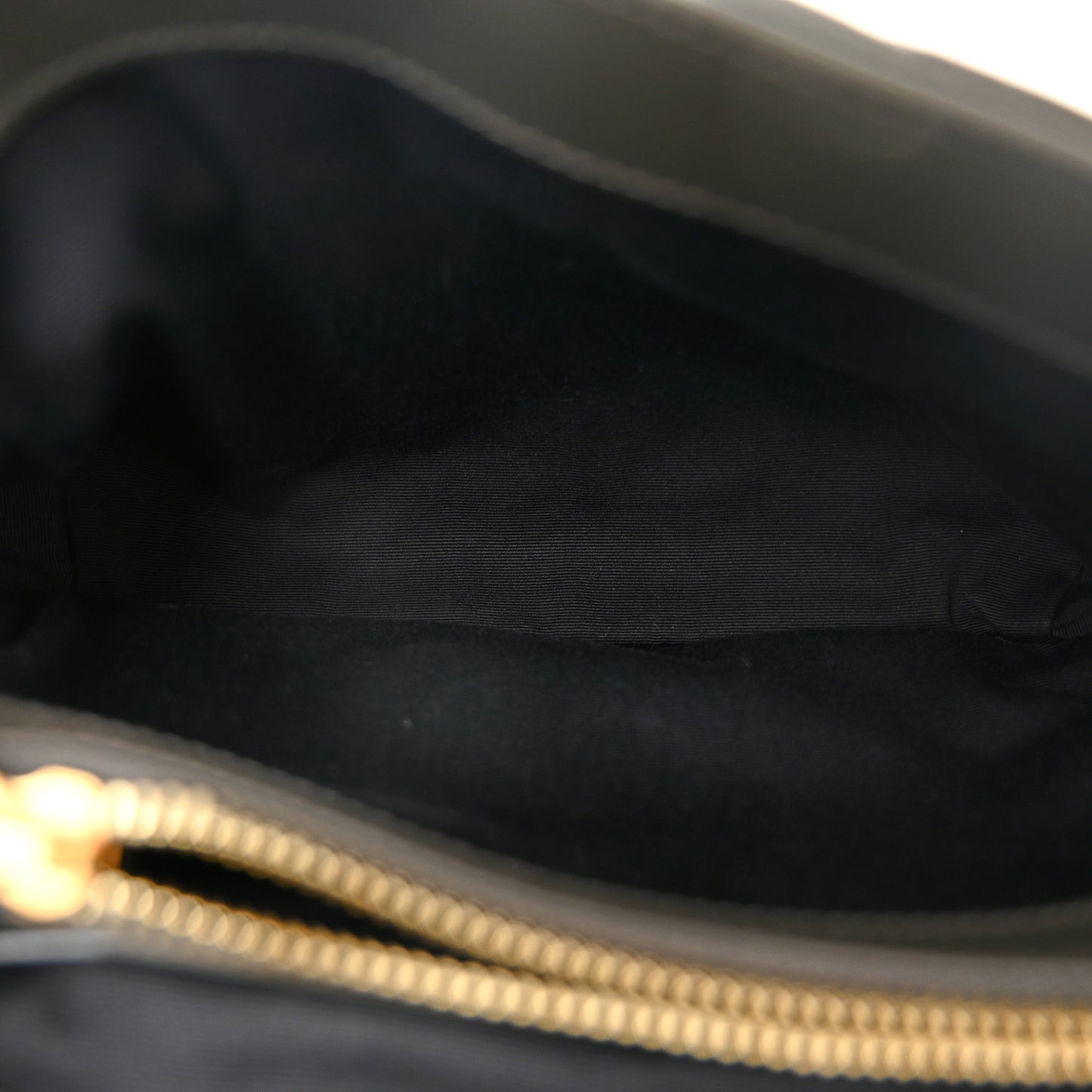 Calfskin Y Quilted Monogram Small Loulou Chain Satchel Pebble