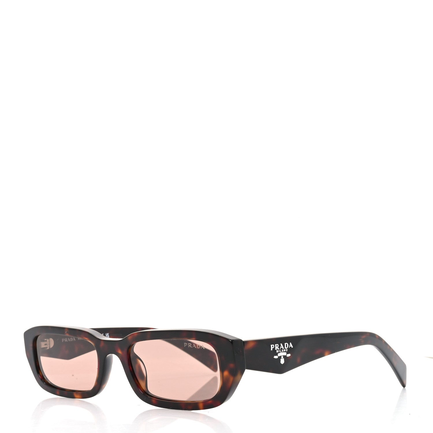 Prada Acetate Symbole Sunglasses SPR B06 Havana 1 of 7