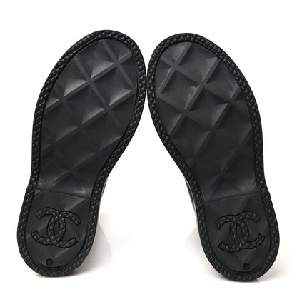Chanel Caoutchouk CC High Boots 40 Black 6 of 10