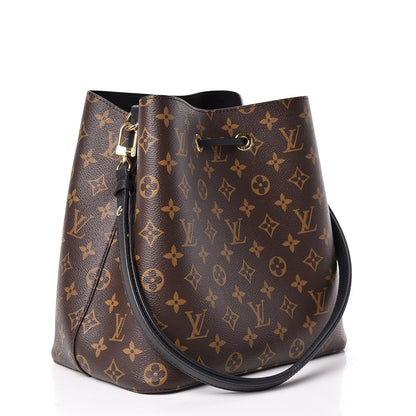 Louis Vuitton Monogram Neonoe MM Black 3 of 11