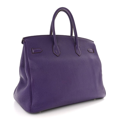 Hermes Togo Birkin 35 Iris 3 of 10