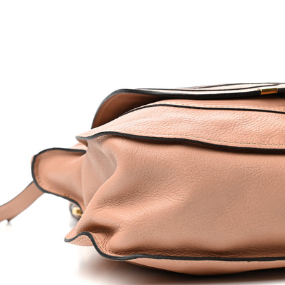 Chloe Calfskin Medium Marcie Satchel Peach Pink 7 of 9
